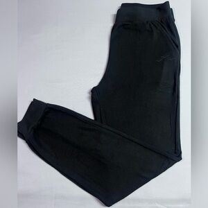 Lazypants Lightweight Knit Joggers Black  NWOT